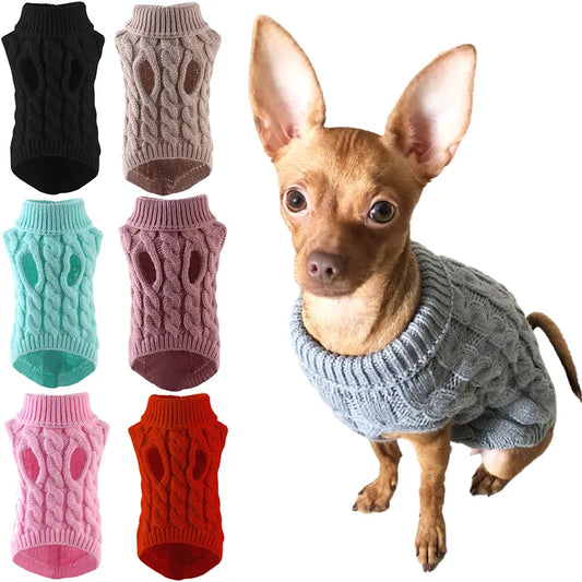 Winter Chic: Cozy Sweaters for Stylish Puppies